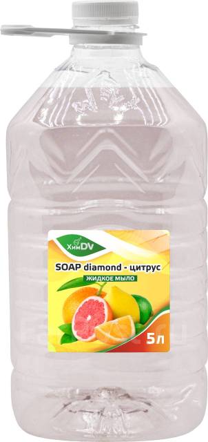Мыло жидкое SOAP Diamond цитрус эконом ПЭТ 5 л *1/4