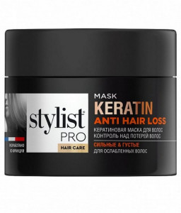 Маска для волос Stylist Pro Keratin Кератиновая Контроль над потерей волос 220 мл *1/14