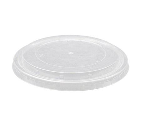Крышка КРК-168 h-19,4мм для салатника 1000мл плоская ПЭТ 50/250