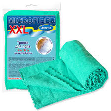 Тряпка для пола микрофибра 75*80см XXL цвет мятный *1/50