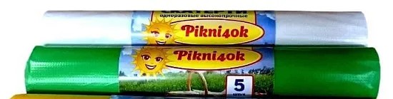Скатерть Белая "Pikni4ok" 112*180см 5шт в рулоне