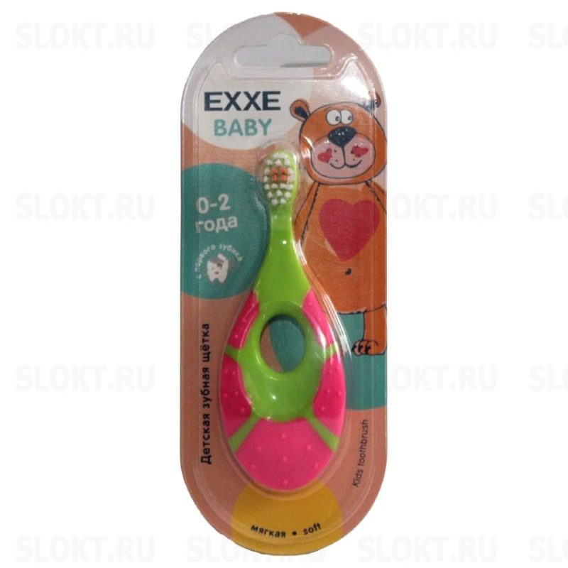 Зубная щетка EXXE Детская Baby 0-2 лет мягкая *1/48