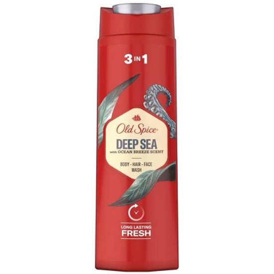 Гель для душа + шампунь 3в1 Old Spice Deep Sea, 400 мл