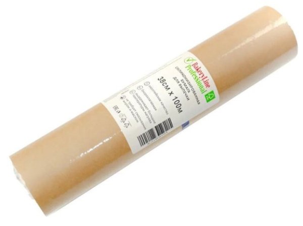 Бумага для выпечки 38см х100м Bakery Line коричневая в пленке *6