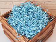 Наполнитель бумажный 3 мм 50 г голубая пастель