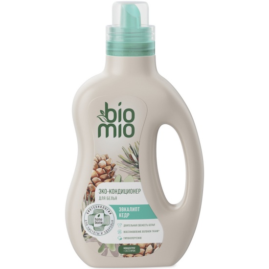 Кондиционер-ополаскиватель для белья BIOMIO BIO-SOFT ЭВКАЛИП-КЕДР *1/6