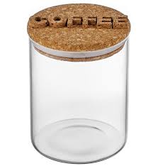 Банка для хранения кофе Kronos, объем: 800 мл, материал: стекло, пробка, цвет: прозрачный, WP3621018