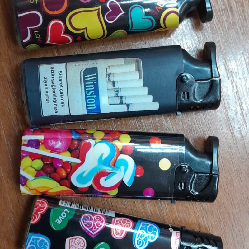 Зажигалка KF-822 Турбо *1/50/1000