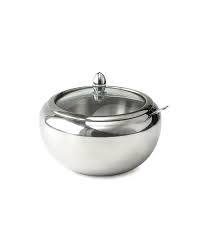 Сахарница TimA сталь с ложкой ОМ-428B