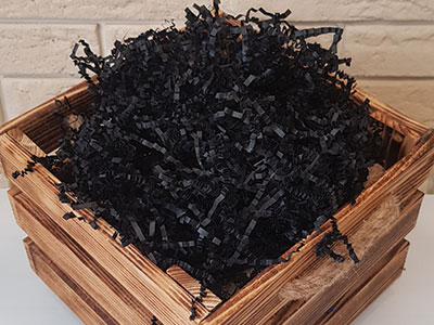 Наполнитель бумажный 3 мм 50 г черный