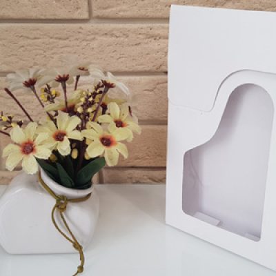 Упаковка Кулек 120*30*205 мм с окном белый