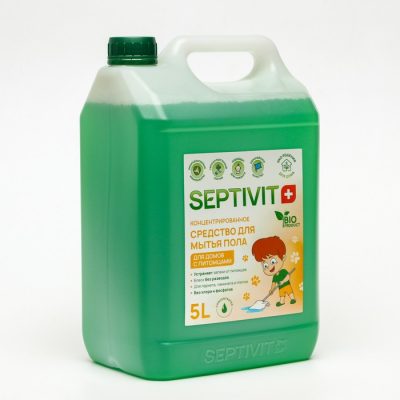 Средство для пола SEPTIVIT "Для Домов с Питомцами", 5 л 9406323