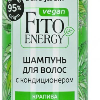 B.J.Fito Energia Шампунь с кондиционером Крапива + Кератин для жирных и нормальных волос 420мл