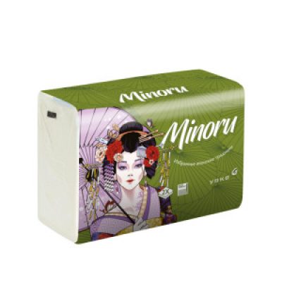 Салфетки бумажные YOKO Minoru 2-х слойные 150 шт мягкая упаковка *100