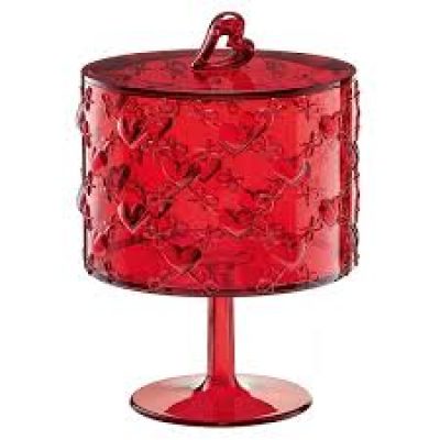 Ваза для десертов Guzzini Love d-11 h-16,7см красная