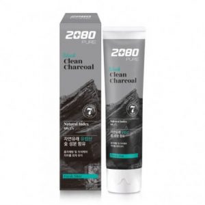 Зубная паста с углём и мята  Dental Clinic 2080 Black Clean Charcoal Toothpaste