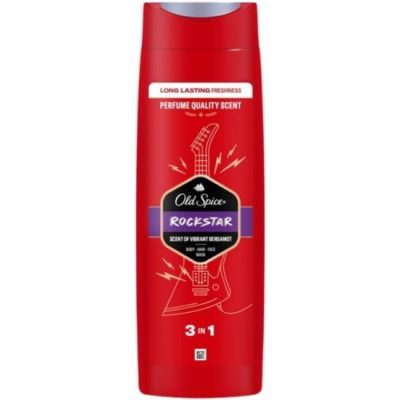 Гель для душа + шампунь 3в1 OLD SPICE Rockstar, 400 мл
