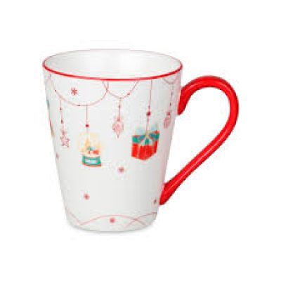 Кружка Christmas, 350 мл, фарфор, белый, декор, W37000980, WALMER, Великобритания