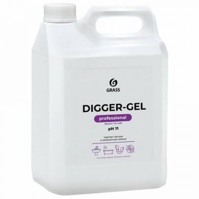 Средство д/чистки сантехники Digger-Gel  5,3кг Грасс