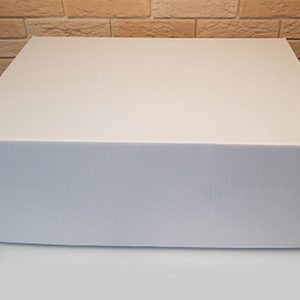 Коробка под торт 600*400*250 мм белая Коробка под торт 600*400*250 мм белая