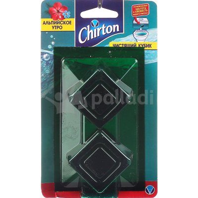 Чистящие кубики для унитаза ЧИРТОН 2*50гр Альпийское утро 1/12