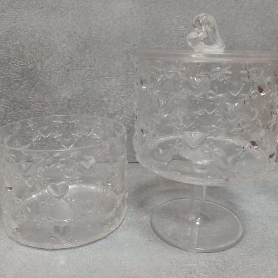 Набор из 2х ваз для десертов Guzzini Love d-11 h-18,3см прозрачная