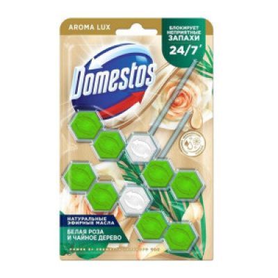 Туалетный блок Domestos Power 5 Свежесть зеленого чая 2 х 50 гр