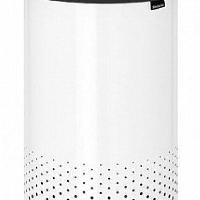 Бак 60 литров для белья серый крышка бамбук Brabantia Бельгия