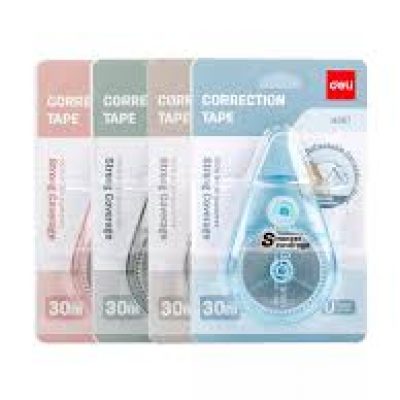 Корректирующая лента 5мм *30м блистер микс DELI 1/12