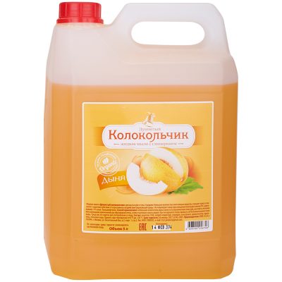 Мыло жидкое Душистый Колокольчик Дыня, 5л канистра, * 1/4