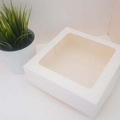 ГП. 200*200*70 упаковка белая с окном