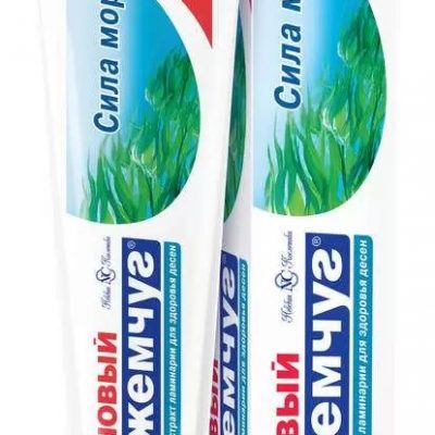 Зубная паста Новый жемчуг Сила моря 100 мл *40
