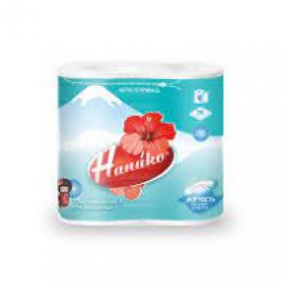 Туалетная бумага HANAKO 2-х сл 4 Рул 18м *4/12