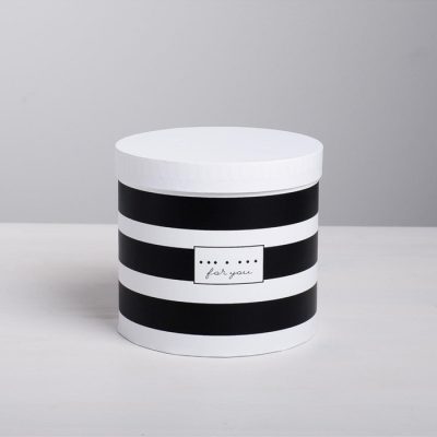 Коробка подарочная круглая "For you" 14х14х13 см 4676327