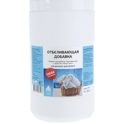 Отбеливающая добавка к моющему средству "Ника-люкс" с мерной ложкой, банка, 1,2 кг 2272838