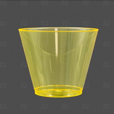 Стакан пластик желтый 250мл Party-Party Neon 6шт