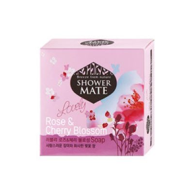 Мыло туалетное KeraSys Shower Mate Розовое 100г *1/48