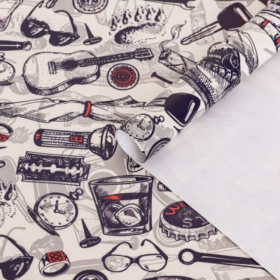 Бумага упаковочная, глянцевая «Мужской стиль», 70×100 см,1 лист 10404579