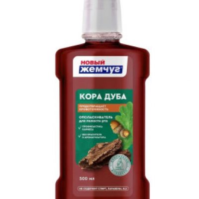 Ополаскиватель для полости рта Новый жемчуг Кора дуба 500 мл *16