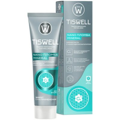 Зубная паста TISWELL NANO Пломба Mineral с наногидроксиапатитом, 110 г