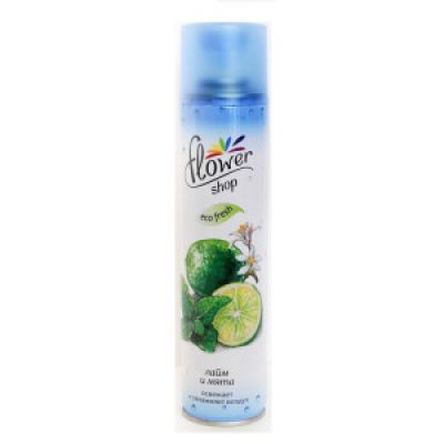 Освежитель воздуха Flower Shop Лайм и Мята 300 мл *12