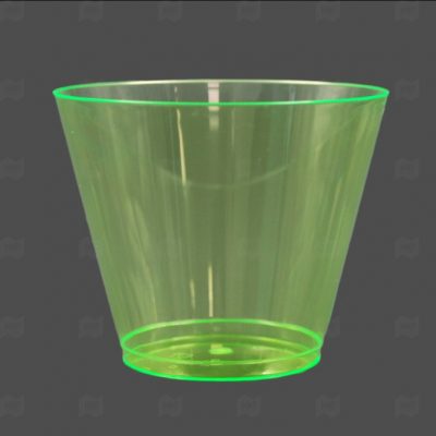 Стакан пластик зеленый 250мл Party-Party Neon 6шт