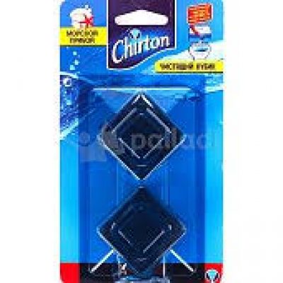Чистящие кубики для унитаза ЧИРТОН 2*50гр Морской прибой 1/12