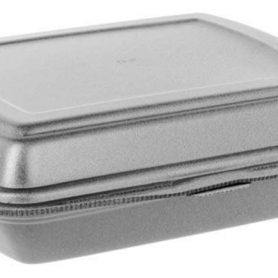 Ланч-бокс бессекционый ЧЕРНЫЙ 1/130 РП (247*208*63)