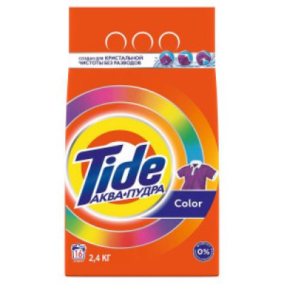 Стиральный порошок Tide Color Автомат +Fairy Эффект 2.4 кг