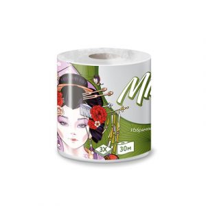 Бумага туалетная YOKO Minoru 3-х сл 1шт *1/10/5 Бумага туалетная YOKO Minoru 3-х сл 1шт *1/10/5