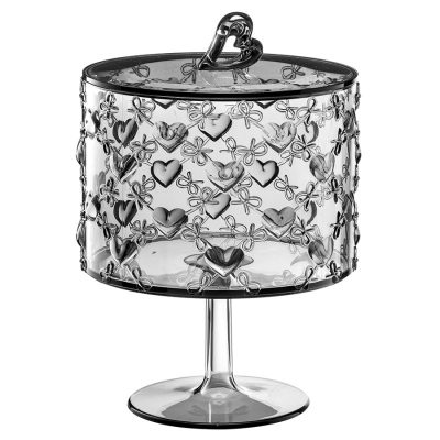 Ваза для десертов Guzzini Love d-15,7 h-22см серая