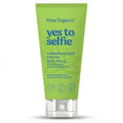 Маска для лица MISS ORGANIC GB-8442 50мл Yes То Selfie Освежающая против акне и несовершенств