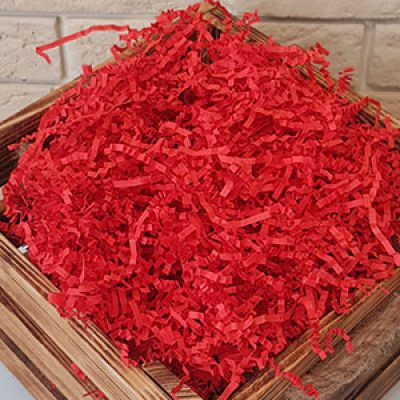 Наполнитель бумажный 3 мм 50 г кораллово-красный
