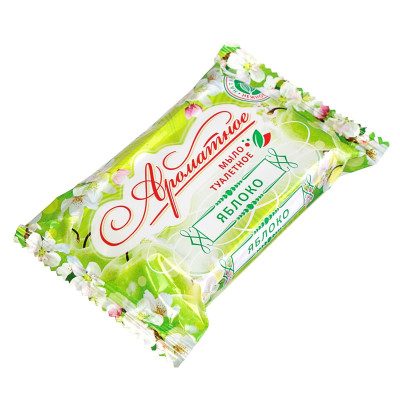 Мыло туалетное АРОМАТНОЕ 90г Яблоко *90